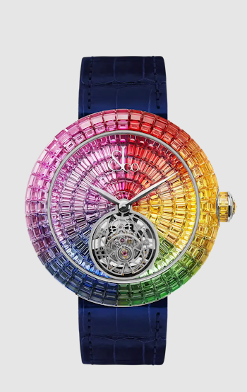 Jacob & Co brilliant flying tourbillon RAINBOW (WHITE GOLD) BT546.30.AC.UA.A Replica watch